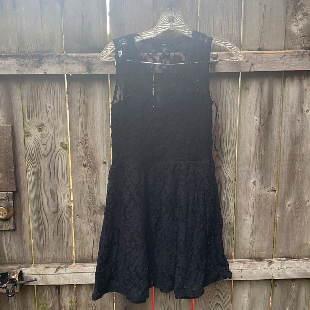 Forever 21 lace skater dress sz. S